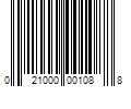 Barcode Image for UPC code 021000001088