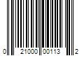 Barcode Image for UPC code 021000001132