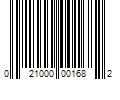 Barcode Image for UPC code 021000001682