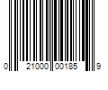 Barcode Image for UPC code 021000001859