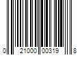 Barcode Image for UPC code 021000003198