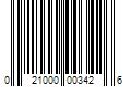 Barcode Image for UPC code 021000003426