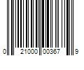 Barcode Image for UPC code 021000003679