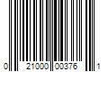 Barcode Image for UPC code 021000003761