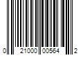 Barcode Image for UPC code 021000005642