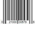 Barcode Image for UPC code 021000005796