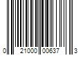 Barcode Image for UPC code 021000006373