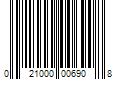 Barcode Image for UPC code 021000006908