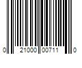 Barcode Image for UPC code 021000007110