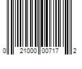 Barcode Image for UPC code 021000007172