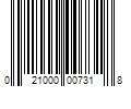 Barcode Image for UPC code 021000007318