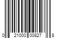 Barcode Image for UPC code 021000008278