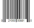 Barcode Image for UPC code 021000008810