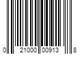 Barcode Image for UPC code 021000009138