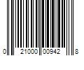 Barcode Image for UPC code 021000009428