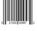 Barcode Image for UPC code 021000009572