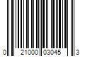 Barcode Image for UPC code 021000030453