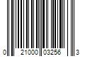 Barcode Image for UPC code 021000032563