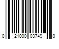 Barcode Image for UPC code 021000037490