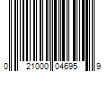 Barcode Image for UPC code 021000046959