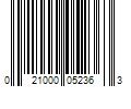 Barcode Image for UPC code 021000052363