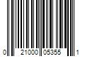 Barcode Image for UPC code 021000053551