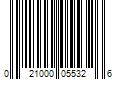 Barcode Image for UPC code 021000055326