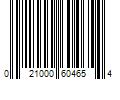 Barcode Image for UPC code 021000604654