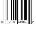 Barcode Image for UPC code 021000643462