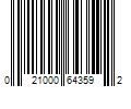 Barcode Image for UPC code 021000643592