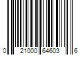 Barcode Image for UPC code 021000646036