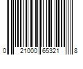 Barcode Image for UPC code 021000653218