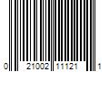 Barcode Image for UPC code 021002111211