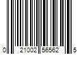 Barcode Image for UPC code 021002565625