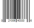 Barcode Image for UPC code 021006403336