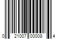 Barcode Image for UPC code 021007000084