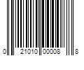 Barcode Image for UPC code 021010000088