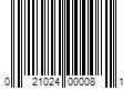 Barcode Image for UPC code 021024000081