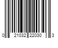 Barcode Image for UPC code 021032220303