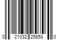 Barcode Image for UPC code 021032258580