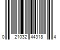 Barcode Image for UPC code 021032443184