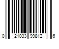 Barcode Image for UPC code 021033998126