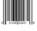 Barcode Image for UPC code 021038200316