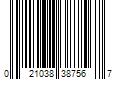 Barcode Image for UPC code 021038387567