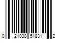 Barcode Image for UPC code 021038518312