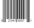 Barcode Image for UPC code 021041000071