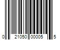 Barcode Image for UPC code 021050000055