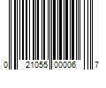 Barcode Image for UPC code 021055000067