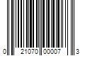 Barcode Image for UPC code 021070000073