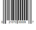 Barcode Image for UPC code 021070000097